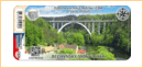 Obrázek č. 1, Turistické známky, No. 2304 - Bechyňský most Duha