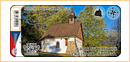 Obrázek č. 1, Turistické známky, No. 2536 - Kaple sv. Barbory, Vogelsang, Šumava
